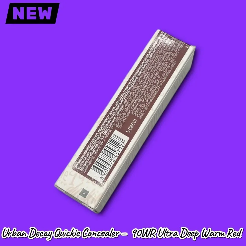 New NIB Urban Decay Quickie 24HR Waterproof Concealer – Shade 90WR Ultra Deep Wa